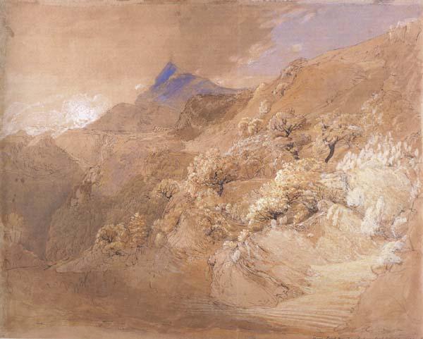 Samuel Palmer Moel Siabod from Tyn-y-Coed oil painting image